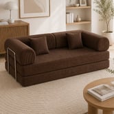 Mikasa Furniture Kiran 3 Seater Double Corduroy Sofa Bed