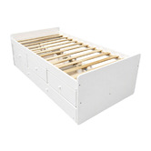 Mikasa Furniture Evren Single Bed Frame with Trundle &amp; Drawers