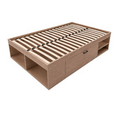 Mikasa Furniture Arlisse Double Bed Base with Underbed Storage
