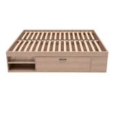 Mikasa Furniture Arlisse Double Bed Base with Underbed Storage
