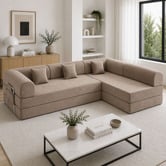 Mikasa Furniture Kiran 4 Seater King Compressed Modular Sofa Bed