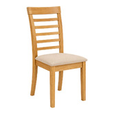 Mikasa Furniture 6 Seater Zarrah Rubberwood Dining Table &amp; Chair Set