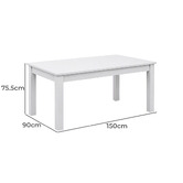 Mikasa Furniture 6 Seater Zarrah Rubberwood Dining Table &amp; Chair Set
