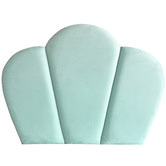 By Designs Shell Velvet Super King Bedhead