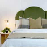By Designs Sheera Velvet Single Bedhead