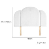 By Designs Sheera Velvet Single Bedhead