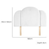 By Designs Sheera Velvet Single Bedhead