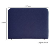 By Designs Richelle Upholstered Super King Bedhead
