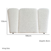 By Designs Bettina Boucle Bedhead