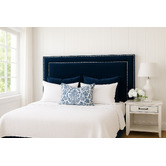 By Designs Zoe Upholstered Velvet Queen Bedhead