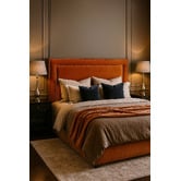 By Designs Zoe Upholstered Velvet Queen Bedhead