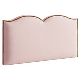 By Designs Plain Upholstered Heart King Bedhead