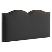 By Designs Plain Upholstered Heart Queen Bedhead