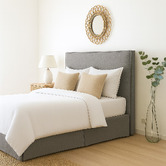By Designs Cowell Linen-Blend Single Bedhead