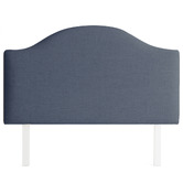 By Designs Chambray Upholstered Single Bedhead