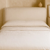 By Designs Louella Upholstered Bedhead with Slipcover