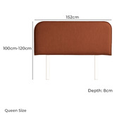 By Designs Louella II Upholstered Bedhead with Slipcover
