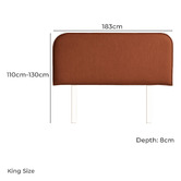 By Designs Louella II Upholstered Bedhead with Slipcover
