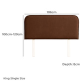 By Designs Louella II Upholstered Bedhead with Slipcover