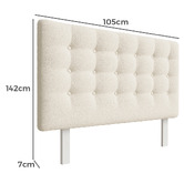 By Designs Caccini Boucle King Single Bedhead