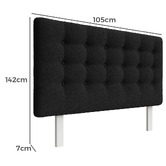By Designs Caccini Boucle King Single Bedhead