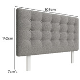 By Designs Caccini Boucle King Single Bedhead