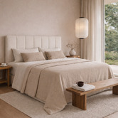 By Designs Bree Jacquard Queen Bedhead