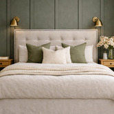 By Designs Addison Upholstered Double Bedhead