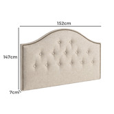 By Designs Hailey Upholstered Queen Bedhead
