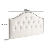 By Designs Hailey Upholstered King Bedhead