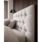 By Designs Bravo Warwick Fabric Low Rise King Bedhead