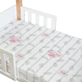 Babyhood Amani Bebe Organic Standard Cot Fitted Sheet Vintage Floral