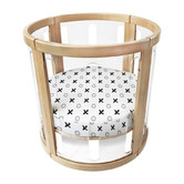 Babyhood Amani Bebe Organic Sheet Set 2 Piece Tic Tac Toe