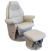 Babyhood Vogue Feeding Glider Chair &amp; Ottoman Set