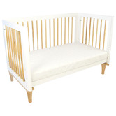Babyhood Riya Cot White and Beech