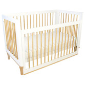 Babyhood Riya Cot White and Beech