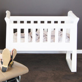 Babyhood Sandton Sleigh Cradle, Bassinet and Rocking Seat