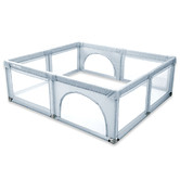 Babyhood Babyhood Light Grey Large Playpen