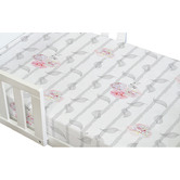 Babyhood Amani Bebe Vintage Floral Organic Jersey Cotton Compact Fitted Sheet