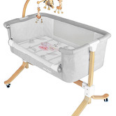 Babyhood Amani Bebe Vintage Floral Organic Jersey Cotton Cradle Fitted Sheet