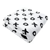 Babyhood Amani Bebe Organic 4 Kisses Blanket Tic Tac Toe