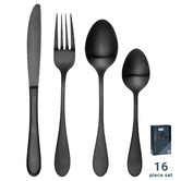 Tablekraft 16 Piece Tablekraft Ink Soho Stainless Steel Cutlery Set