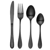 Tablekraft 24 Piece Tablekraft Ink Soho Stainless Steel Cutlery Set