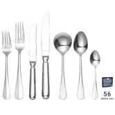 Tablekraft 56 Piece Tablekraft Bogart Stainless Steel Cutlery Set