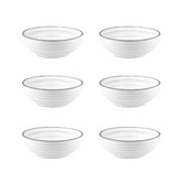 Tablekraft White Urban Linea 15.5cm Cereal Bowls