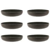 Tablekraft Dark Grey Urban 21.5cm Pasta Bowls