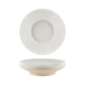 Tablekraft White Pebble Soho 23cm Footed Pasta Bowls