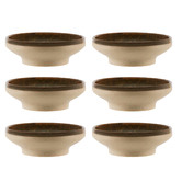 Tablekraft Burnt Sienna Soho 15cm Footed Cereal Bowls