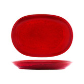 Tablekraft Reactive Red Artistica 30.5cm Serving Platter