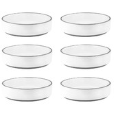Tablekraft White Urban Muse 17cm Pasta Bowls